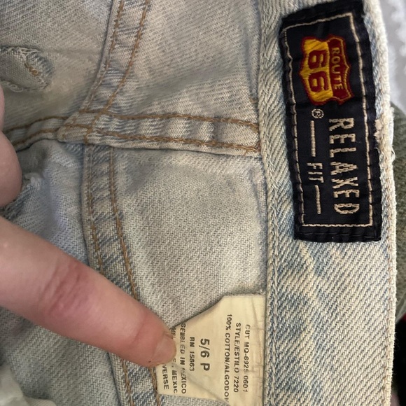 SOLD Route 66 High-Waisted Light Washed Jeans - Picture 4 of 4